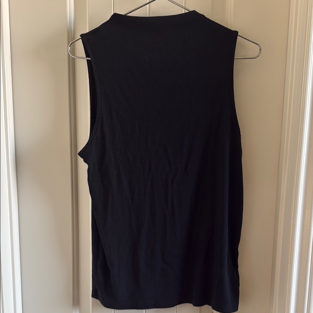 Black Sleeveless Women's Top